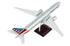 Boeing 777-300ER Commercial Aircraft w Flaps Down American Airlines Silver Gemin