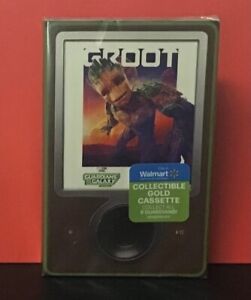 GROOT Guardians of the Galaxy Collectible GOLD CASSETTE Awesome Mix Vol. 3 - NEW