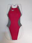 Speedo One Piece Competitive Females Swimsuit Size M Red Excellent Condition
