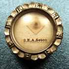 St. Elizabeth Ann Seton 1st Class Relic Theca Reliquary Red Wax Seal & Threads