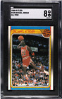 Michael Jordan 1988-89 Fleer All-Star SGC 8 Basketball Card Chicago Bulls #120