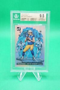 2020 Donruss Downtown #31 Justin Herbert SSP BGS 9.5 Los Angeles Chargers R6220J