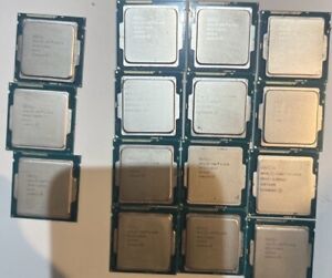 LOT OF 15 Intel Core i5 4TH  12 X i5-4590 3.30 SR1QJ AND 3 X i5-4570 3.2 SR14E