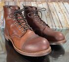 Red Wing HERITAGE IRON RANGER Boots Brown Leather 8111 Made In USA Men's Size 8