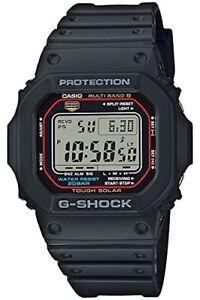 Casio G-Shock GW-M5610U-1JF Waterproof Solar Men's Watch Black Red