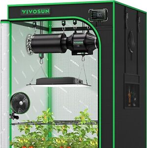 VIVOSUN GIY PRO 2.7ft Grow Tent Smart Kit W/Grow Light,WiFi-Integrated Automatic