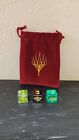 MAGIC THE GATHERING MTG LOTR LORD OF THE RINGS PROMO DICE BAG WITH (3) DICE