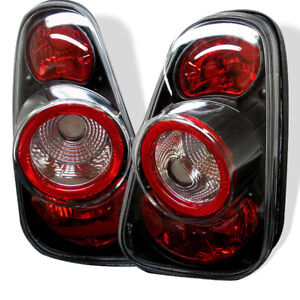 Mini Cooper 02-06 Black Housing Euro Style Tail Brake Lights Lamps Pair Set (For: More than one vehicle)