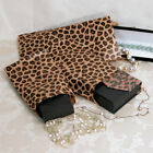 100Pc Paper Leopard Bags Flat Bottom Jewelry Bags Kraft Flat Gift Bags Jewelry