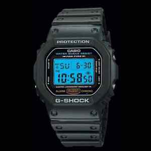 Casio G-Shock DW-5600E-1 Fox Fire Black Men's Watch Brand New