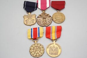 Korean - Vietnam War Army, Navy, Coast Guard Medals Lot Of 5