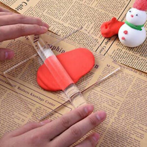 Solid Clay Rolling Pin Acrylic Clay Roller DIY Modelling Clay Tools Accessor_-_