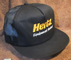 Hertz Equipment Rental Trucker Snap Back Black Cap Hat