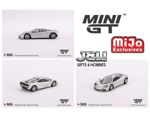 Mini GT McLaren F1 Magnesium Silver MGT00555 1/64