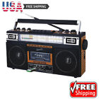 4 Band Radio Cassette Player Electronics W/ Bluetooth Connectivity AM/FM Home US