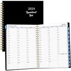 2024 Planner 8.5x11-Appointment Book 2024 Hourly Daily Weekly And Monthly
