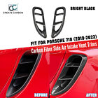 Real Carbon Fiber Side Air Intake Vent Trim For Porsche 718 982 Cayman Boxster