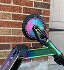 NEW Root Industries Custom Pro Trick Scooter (Neochrome/Rocketfuel) USED DECK