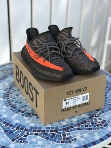 Size 9.5 / adidas Yeezy Boost 350 V2 Low Carbon Beluga