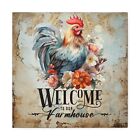 Welcome to Our Farmhouse Rooster Canvas Gallery Wrap