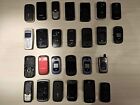 LOT OF 26 OLD USED CELL PHONES Mixed Untested, Different.For Parts! Flip