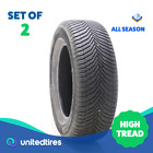 Set of (2) Driven Once 255/65R18 Michelin CrossClimate 2 111H - 10/32
