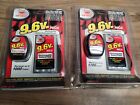 2 x New Bright 9.6v NiCd Rechargeable Battery Pack and Charger NO. 970