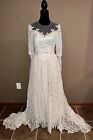 Vintage 1950s Lace Wedding Gown By Marie