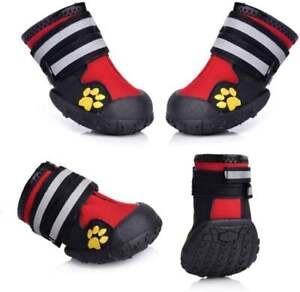New ListingShoes for Dogs of Various Sizes, such as Labrador, Husky, 4 PK, Size 8