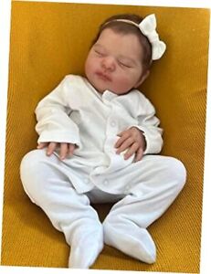 20 Inch Sleeping Reborn Baby Dolls Girl Laura Lovely Newborn Lifelike Luara