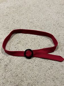 WOOL Blend RED REPLACEMENT BELT ONLY for Jacket/coat PLUS SIZE B24