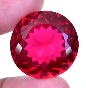 39.00 Ct Natural Blood Red Mozambique Ruby Flawless CERTIFIED Loose Gemstone