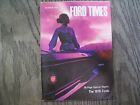 Ford Times - October 1969 - By Ford Motor Company -  Very Good Condition