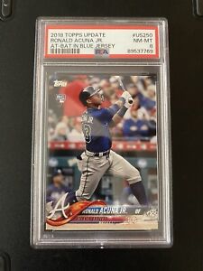 New Listing2018 Topps Update Ronald Acuna Jr. RC PSA 8
