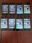 Lot of 8 Apple iPhone 4 A1332 16GB(7pcs) and 32GB(1pc) Black (AT&T) (GSM)