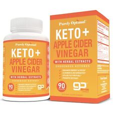 Premium Keto + Apple Cider Vinegar Pills - Promote Ketosis Boost Energy & Foc...