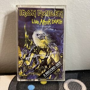 Iron Maiden Live After Death Cassette 1985 Capitol Records