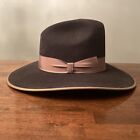 Beaver Brand Brown Cowboy Hat Size 7 1/2