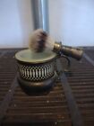 Antique/Vintage Shave Brush And Mug New Synthetic Knot