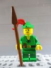 Lego Castle Minifigure Forestman Pouch Green Hat Red Plume Set 6077