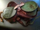Vintage WW2 Fur Lined Pilot Aviation Goggles Glasses Steampunk With Case