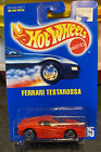 Hot Wheels FERRARI TESTAROSSA #35 - Red, Chrome UH Wheels - Blue Card