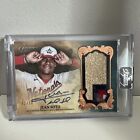 2021 Topps Dynasty Juan Soto On Card Auto Jumbo 4-Color Patch /10