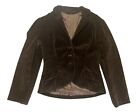 Vintage Pierre Cardin Women’s Brown Velvet Blazer Jacket Small