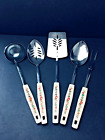 (5) Ekco Spice of Life Cooking Utensils Excellent Condition