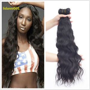 Natural Wave Indian Human Hair Extensions 200g/4Bundles Unprocessed Virgin Weave