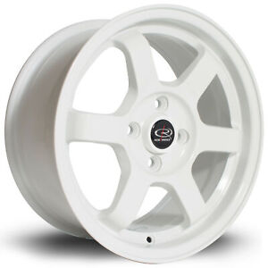 ROTA Grid Wheels 15X7 +38 4X100 White For Integra Civic Del Sol EG Miata