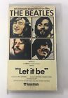 THE BEATLES “Let It Be” Rare Original VHS Magnetic Video Studio Rooftop Footage