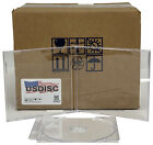 USDISC CD Jewel Cases Standard 10.4mm Unassembled, Single 1 Disc (Clear) Lot