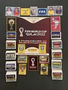 Panini 2022 Fifa World Cup Qatar Album + Complete 670 Sticker Set -NEW
